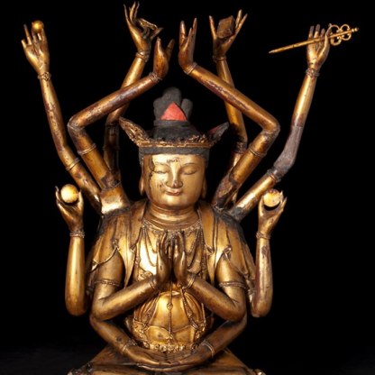 Wooden Figure of Kwan Yin [Guanyin] God(dess) of Mercy © MAA 2020